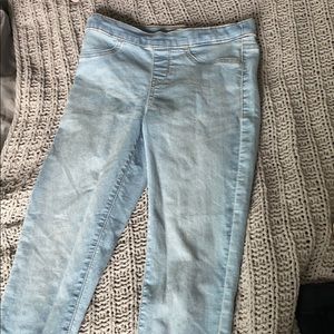 Levi leggings/jegging light wash girls size 12